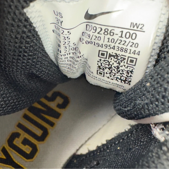 Nike Air More Uptempo Rayguns White/Orange Yellow DD9286-100 Kids Youth Size 3Y - Picture 6 of 10